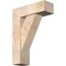 Ekena Millwork Traditional Block Smooth Bracket w/ Offset Brace, Douglas Fir, 7 1/2"W x 22"D x 30"H BKT0806X22X30TRA05SDF - alternate 1